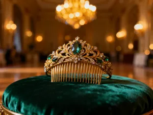Kobieta z długimi, lśniącymi blond włosami ułożonymi w delikatne, pełne objętości fale w słonecznym świetle.